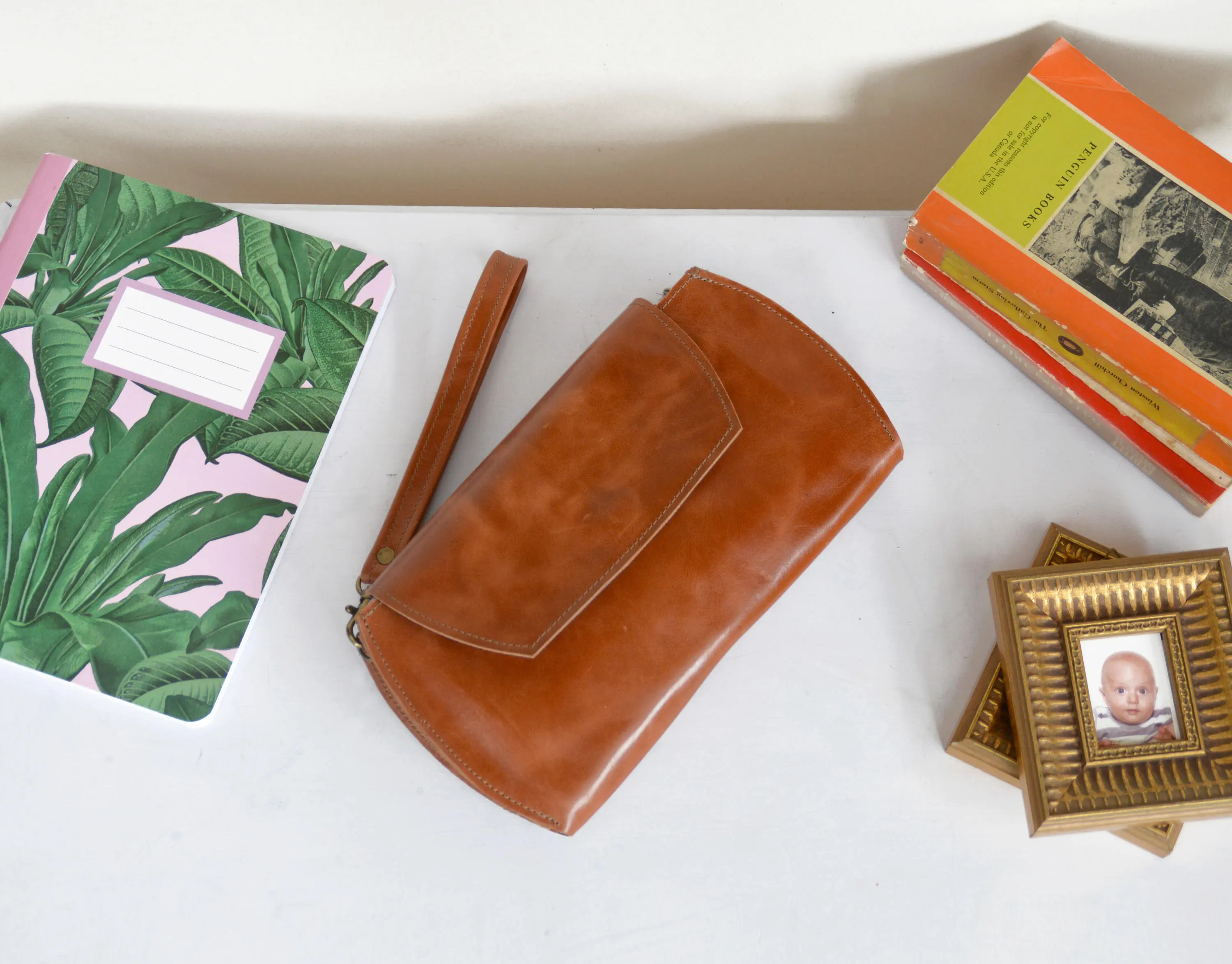 Travel Wallet, Leather Wristlet bag, Leather Travel Wallet, Clutch Bag