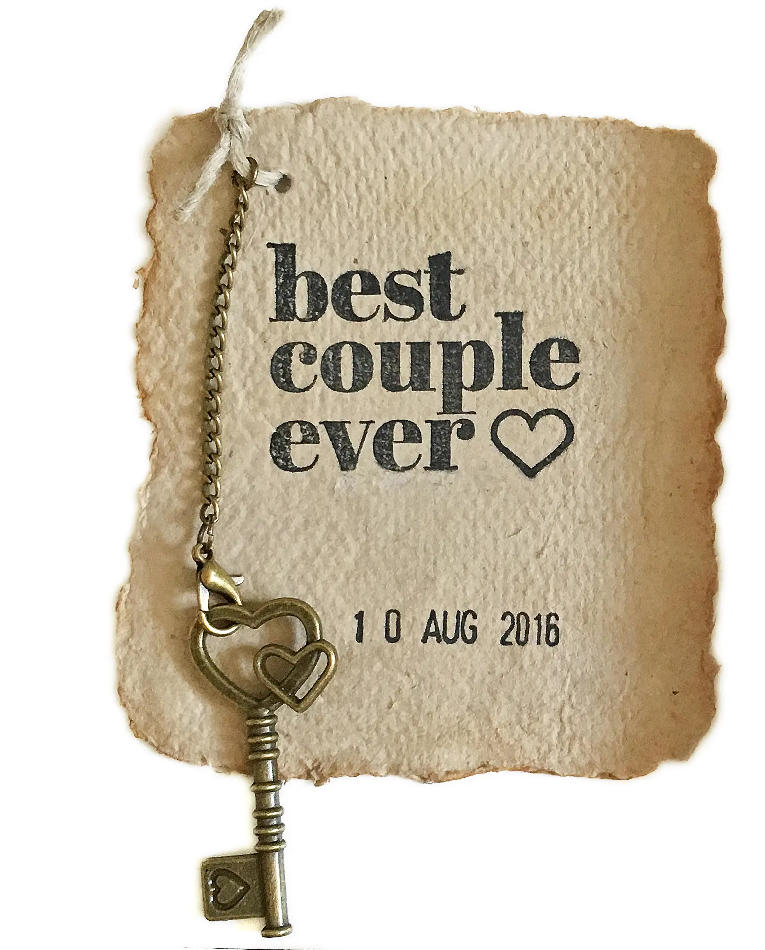 Personalized anniversary gift for him, Boyfriend gift, Key To My Heart, One of a kind Romantic