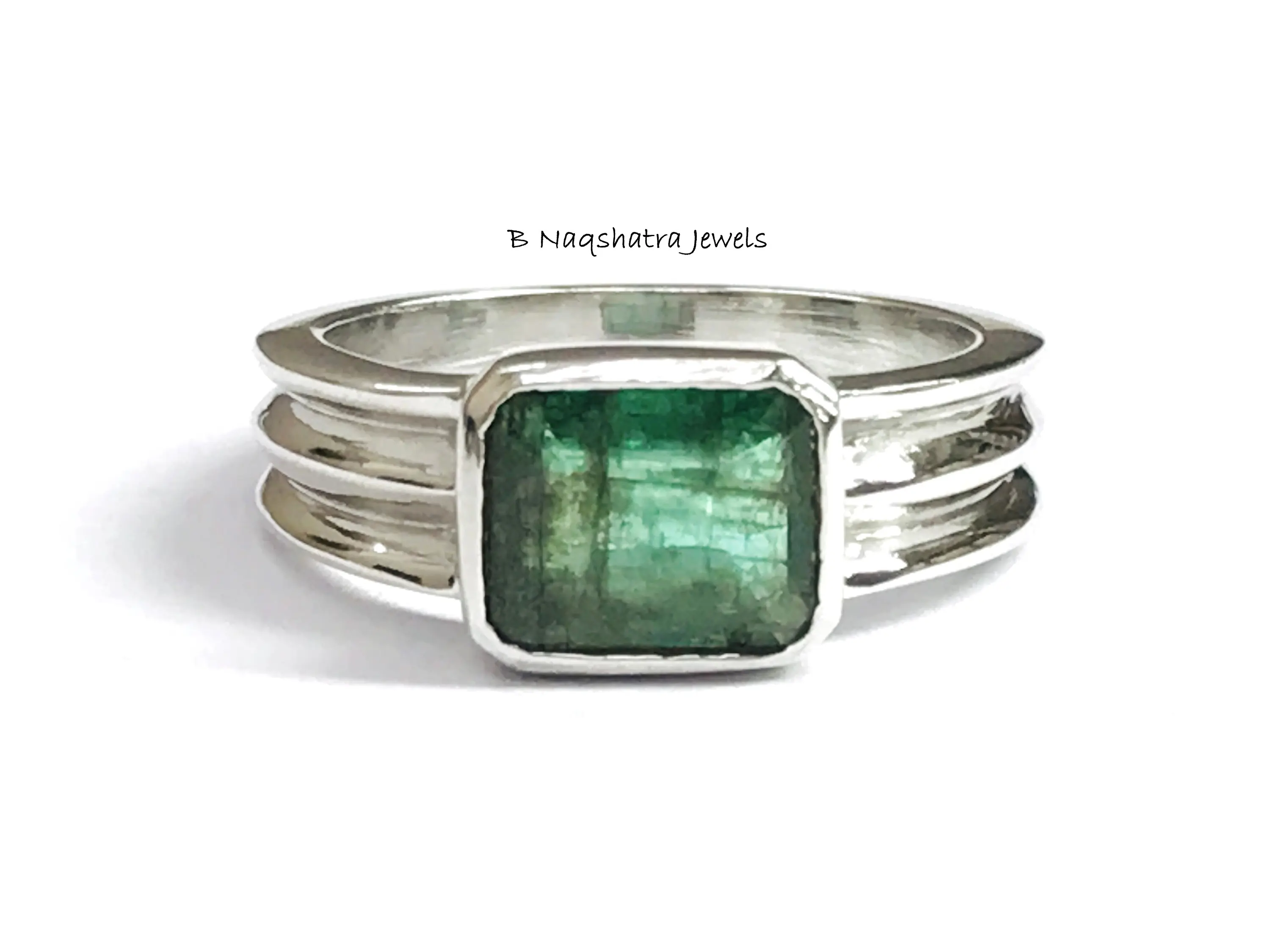 MEN'S EMERALD Ring ,Fathers day gift 
